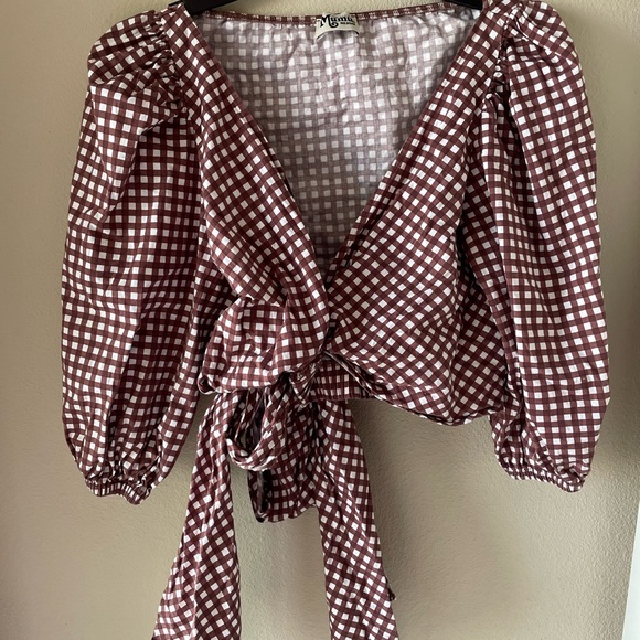 Show Me Your mumu wrap top - Picture 1 of 4